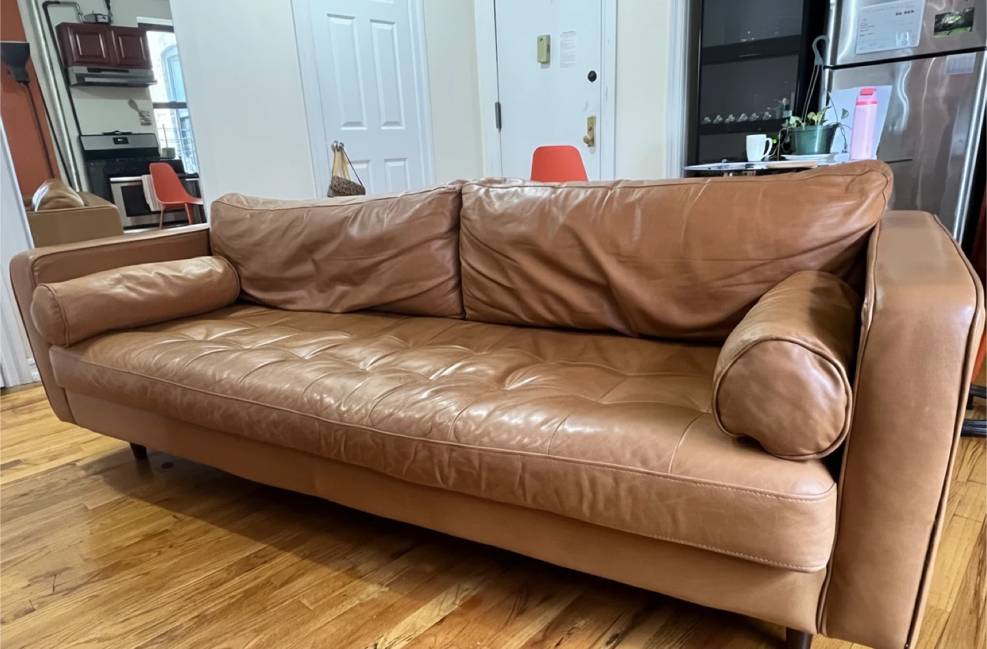 Article Sven Briar Tan Sofa - 88 inch