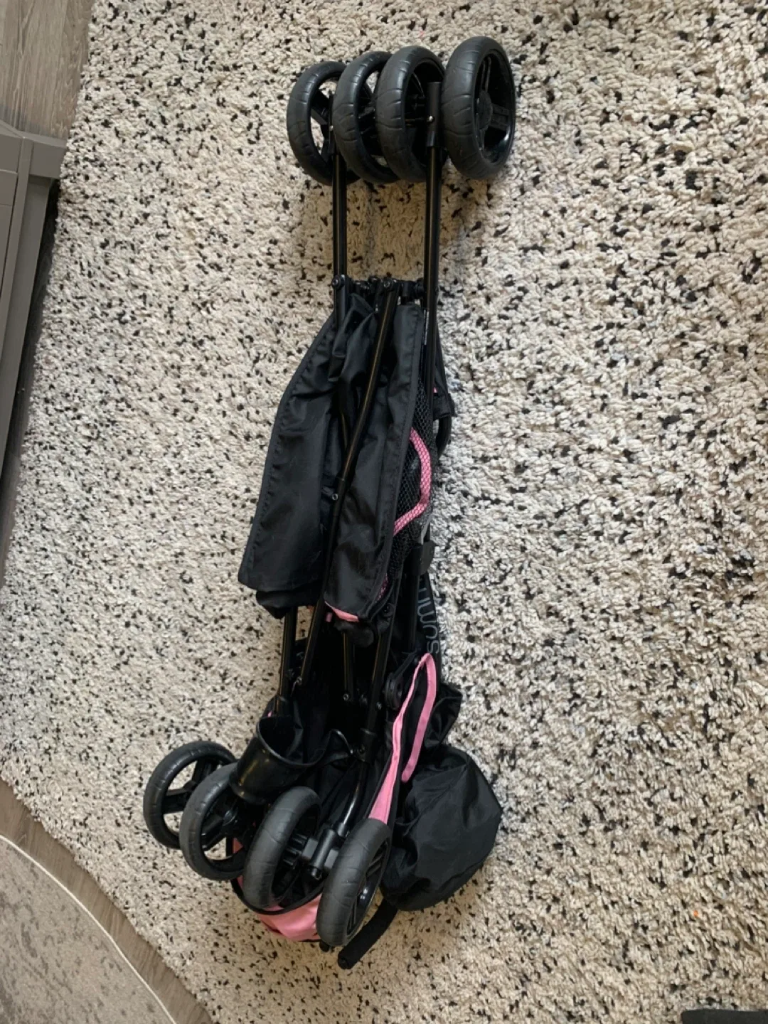 Summer 3D Mini Convenience Stroller - Black/Pink image indicator(8)