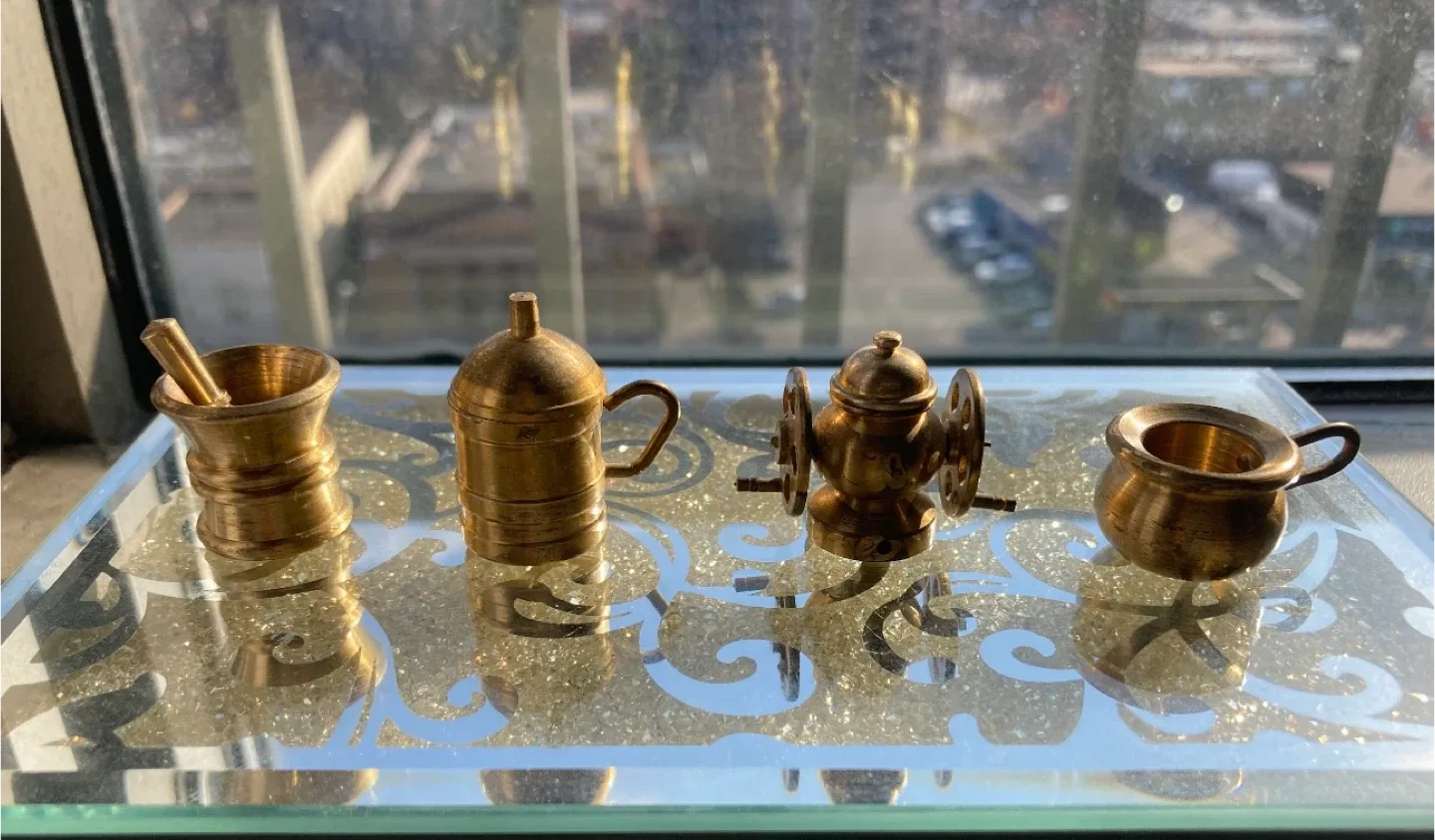 Miniature Brass Ornaments Collection image indicator(8)