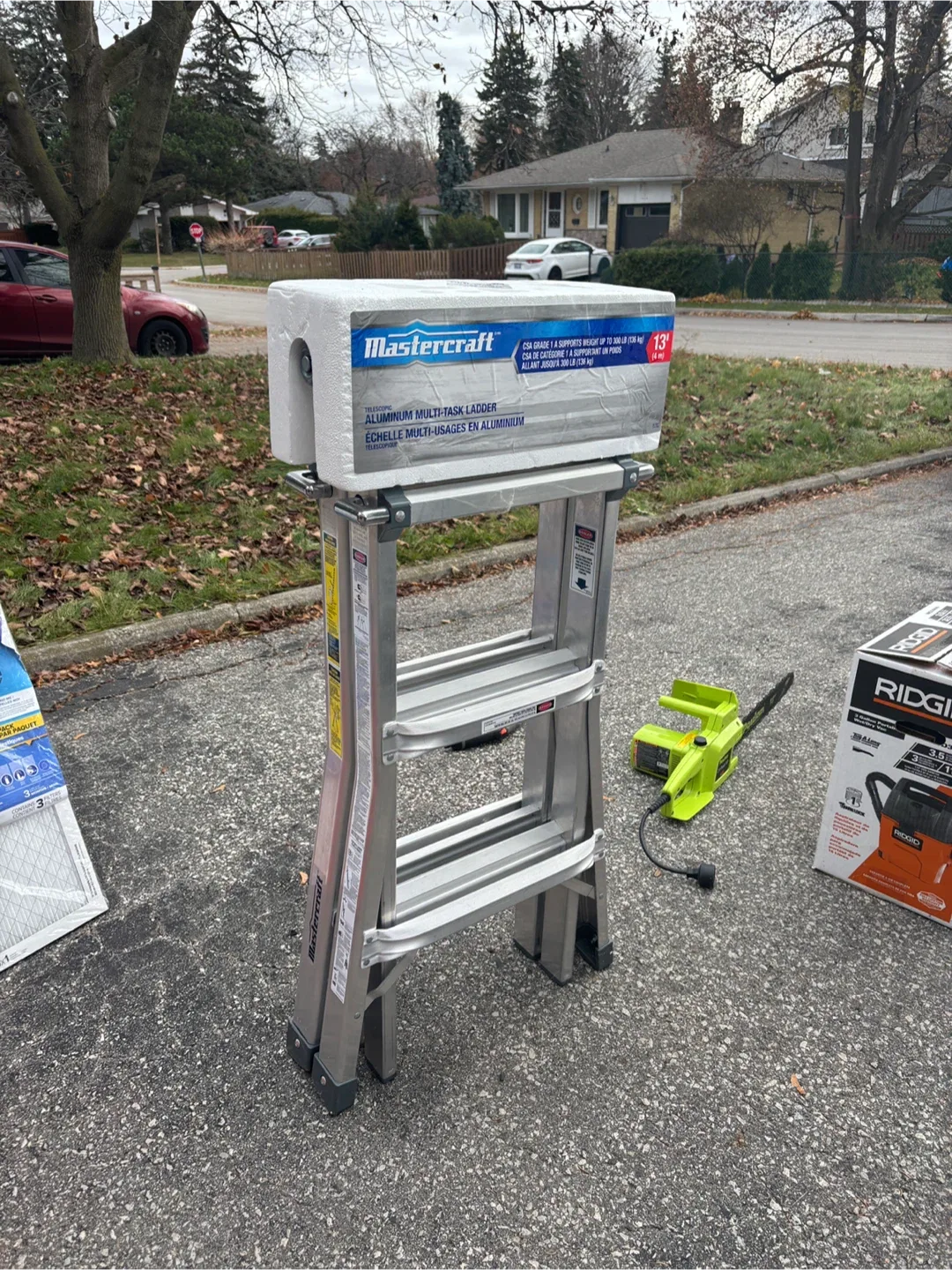 Mastercraft 13ft Aluminum Multi-Task Ladder - Like New!