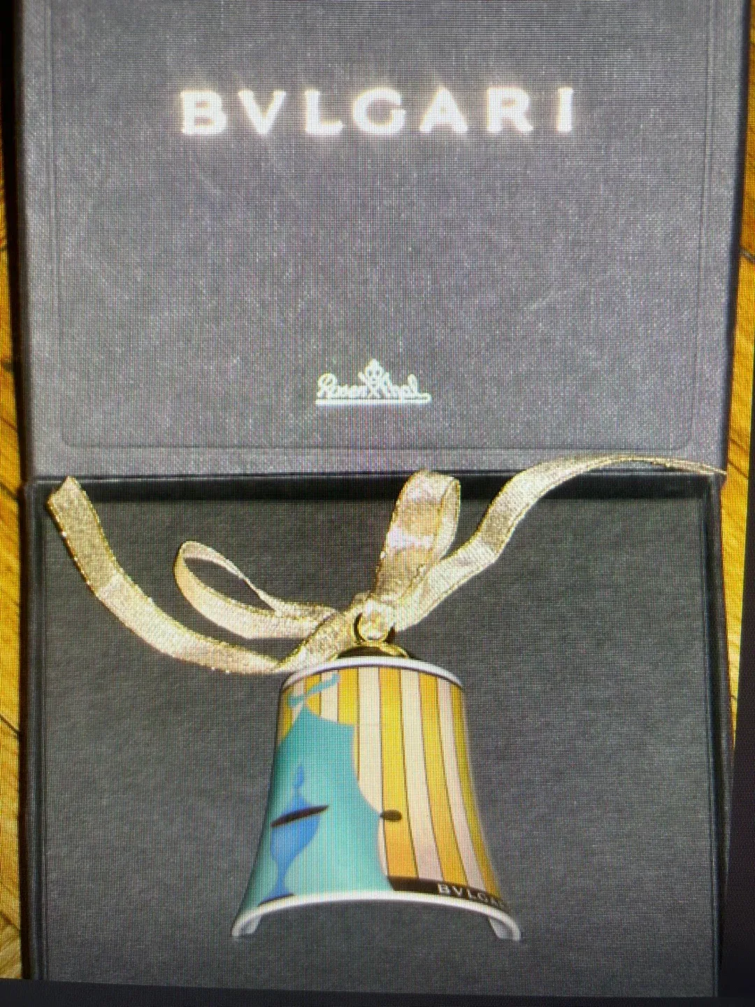 Rosenthal Bvlgari Christmas Ornament Bell image indicator(3)