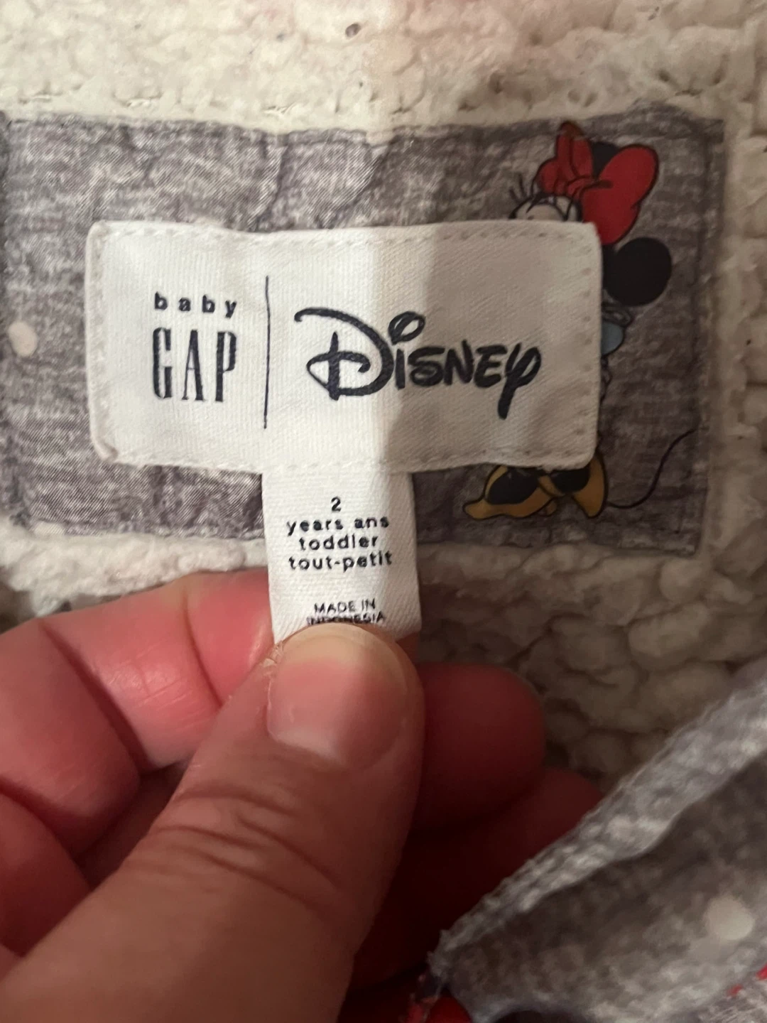 Baby Gap Disney Minnie Mouse Puffer Jacket - 2 Years - photo 2
