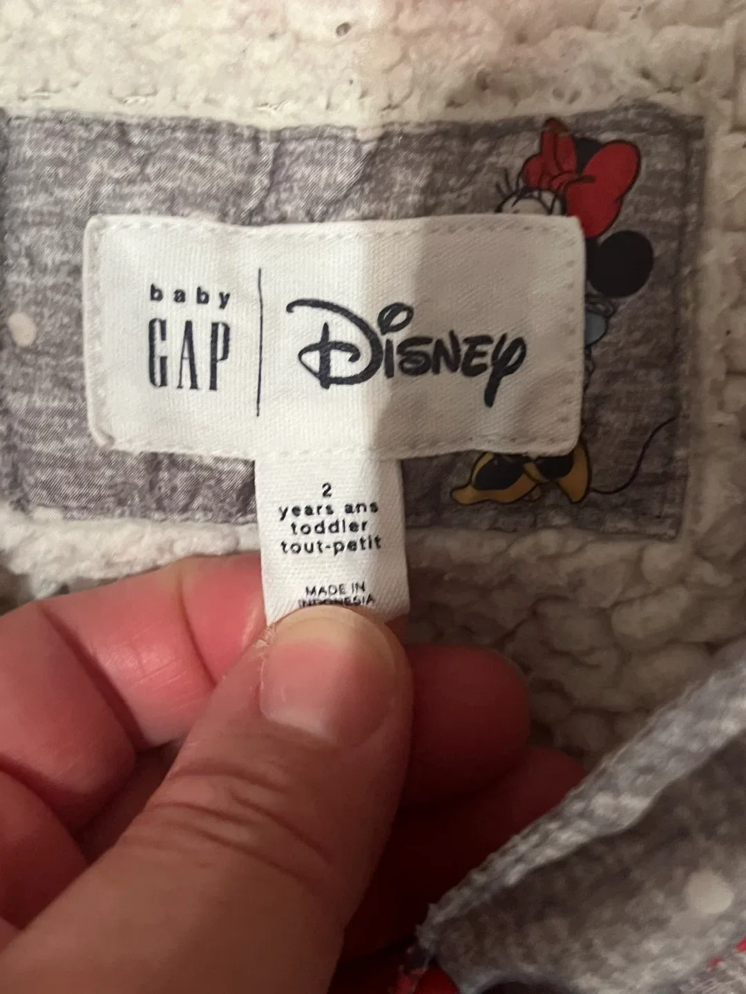 Baby Gap Disney Minnie Mouse Puffer Jacket - 2 Years image indicator(2)