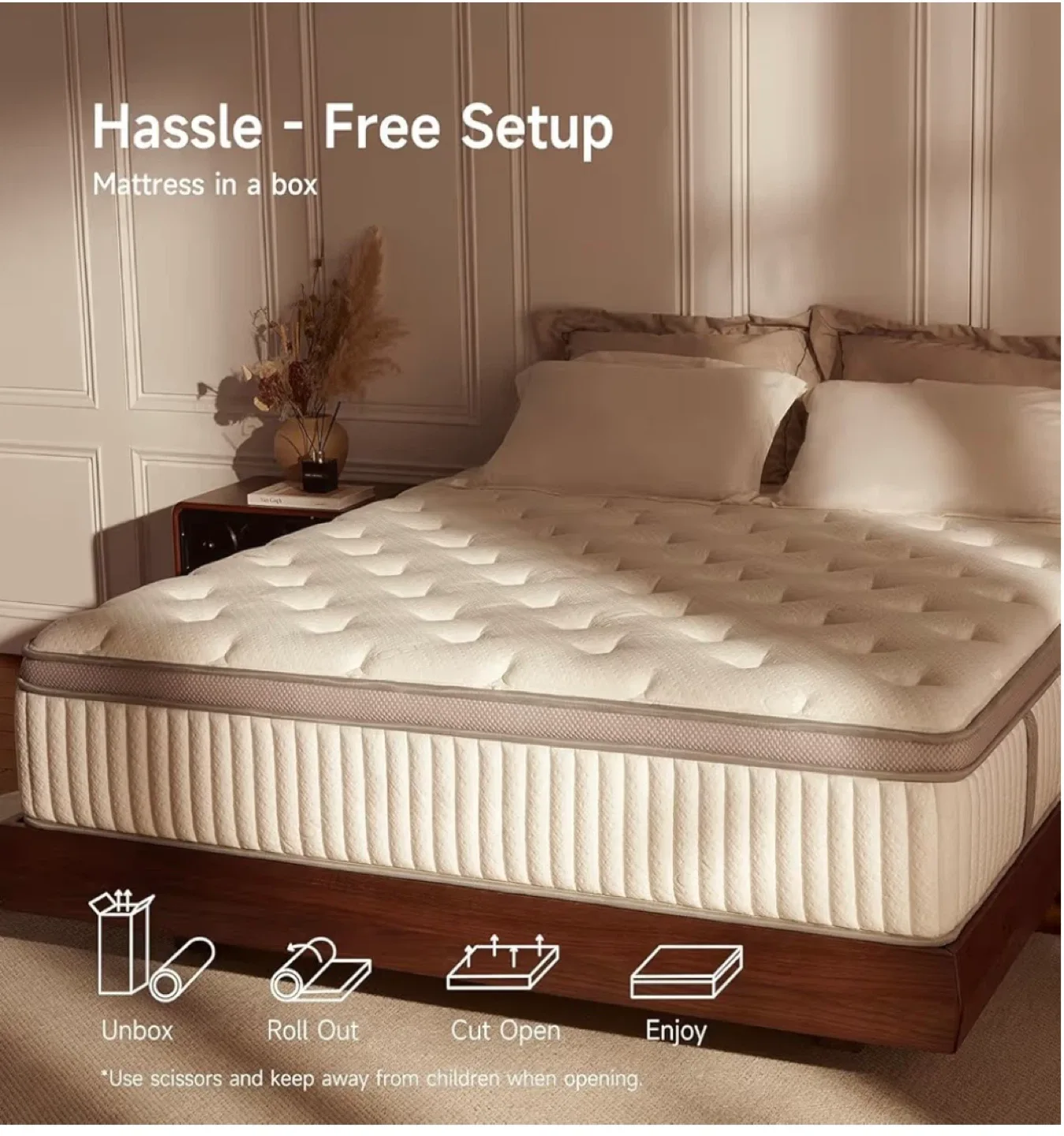 Colchón Doble totalmente NUEVO sellado en su caja image indicator(3)