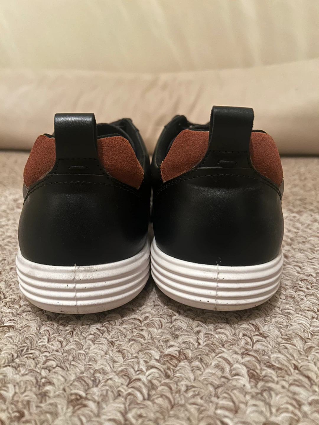 Cole Haan Casual Black Leather Shoes Mens Sz 12 - photo 2
