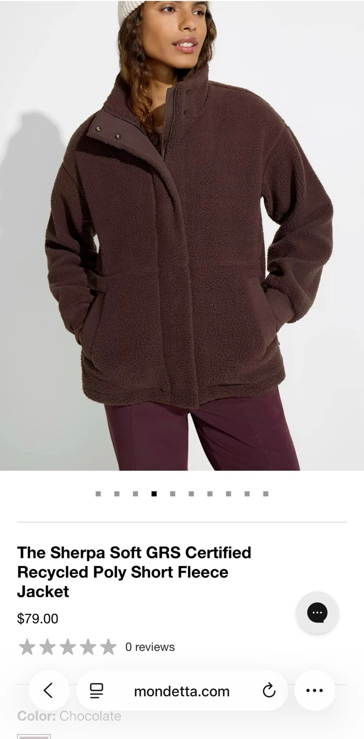 Mondetta Sherpa Fleece Jacket - Size S - photo 3