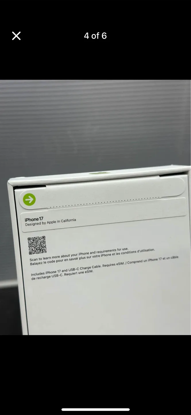 Apple iPhone 17 256GB SAGE. Canadian A3519 Brand New Sealed. image indicator(4)