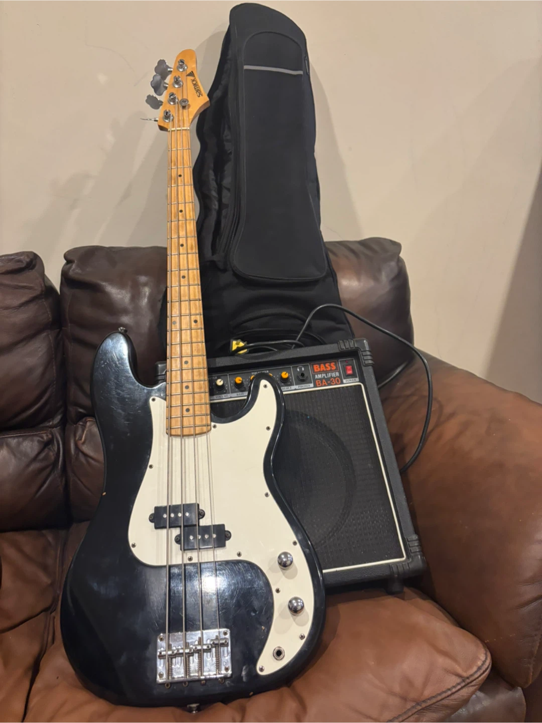 Samick  Bass Guitar & PSK Bass Amplifier BA-30