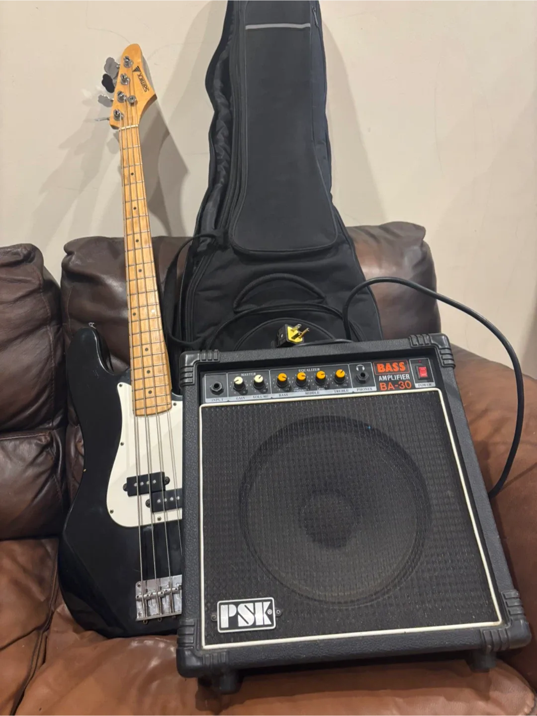 Torres Bass Guitar & PSK Bass Amplifier BA-30 image indicator(2)