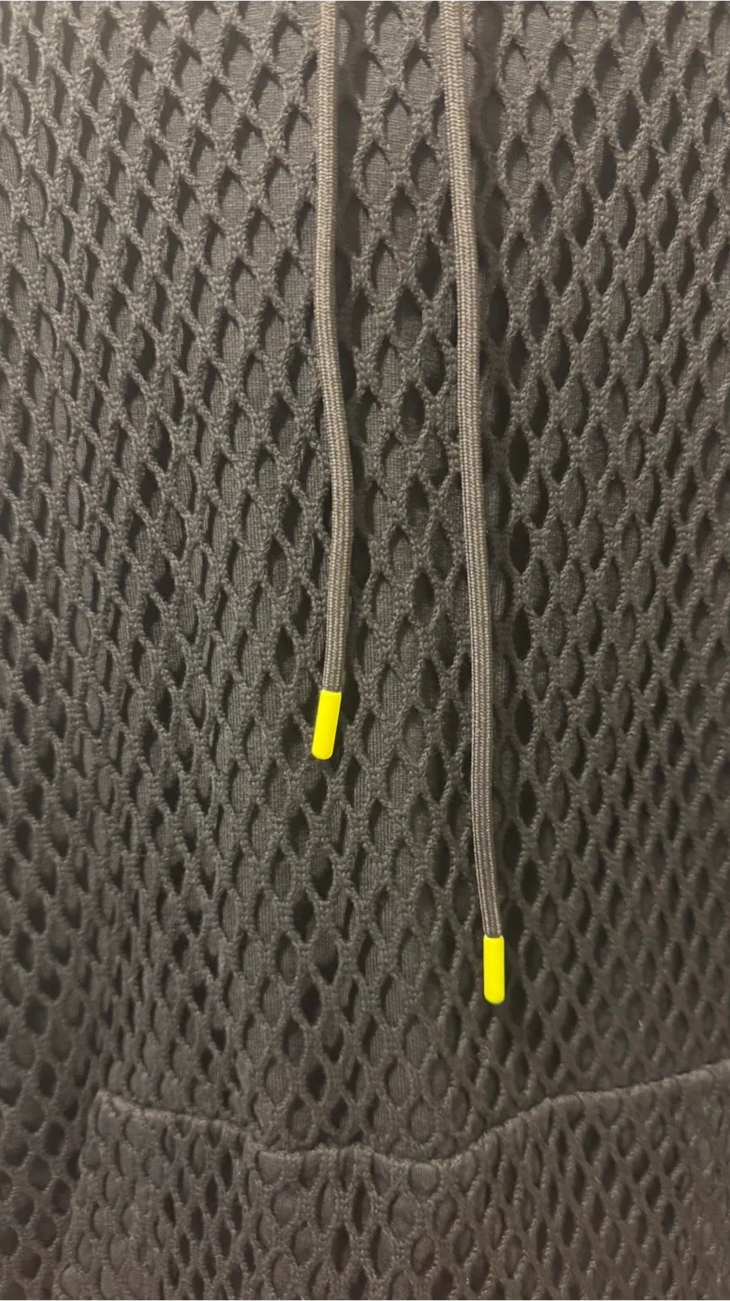 MSGM Black Mesh Hoodie image indicator(3)