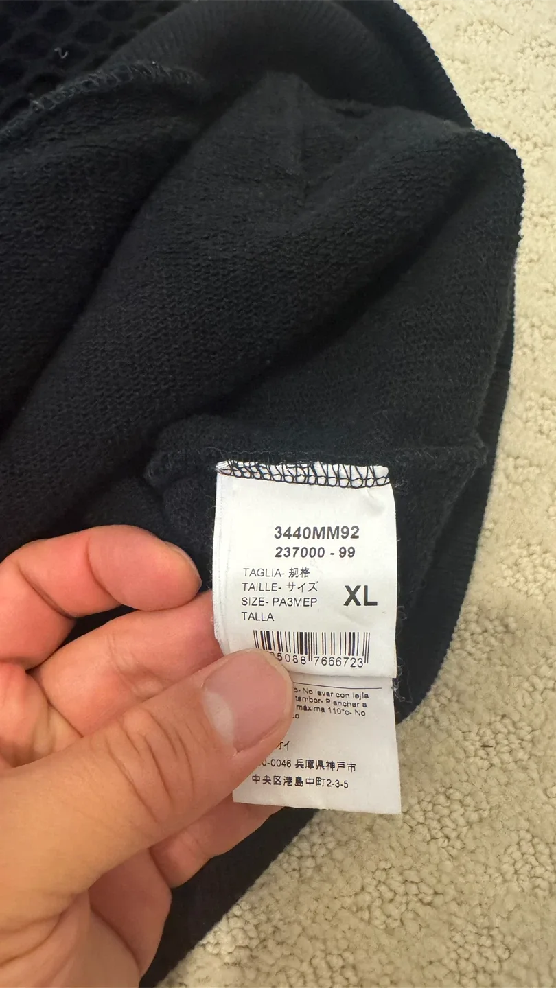 MSGM Black Mesh Hoodie image indicator(8)