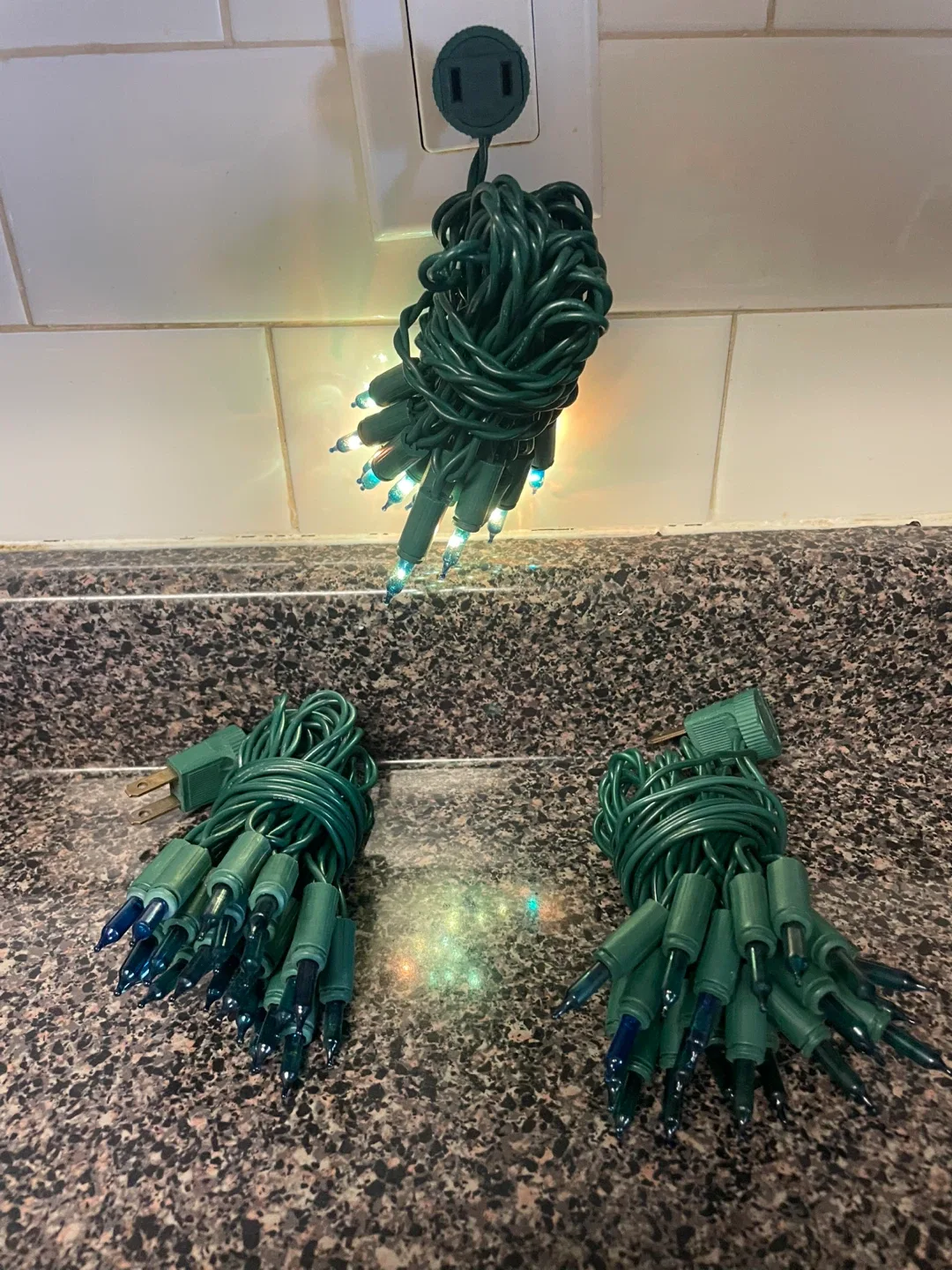 3 Sets of Blue Christmas Lights image indicator(2)