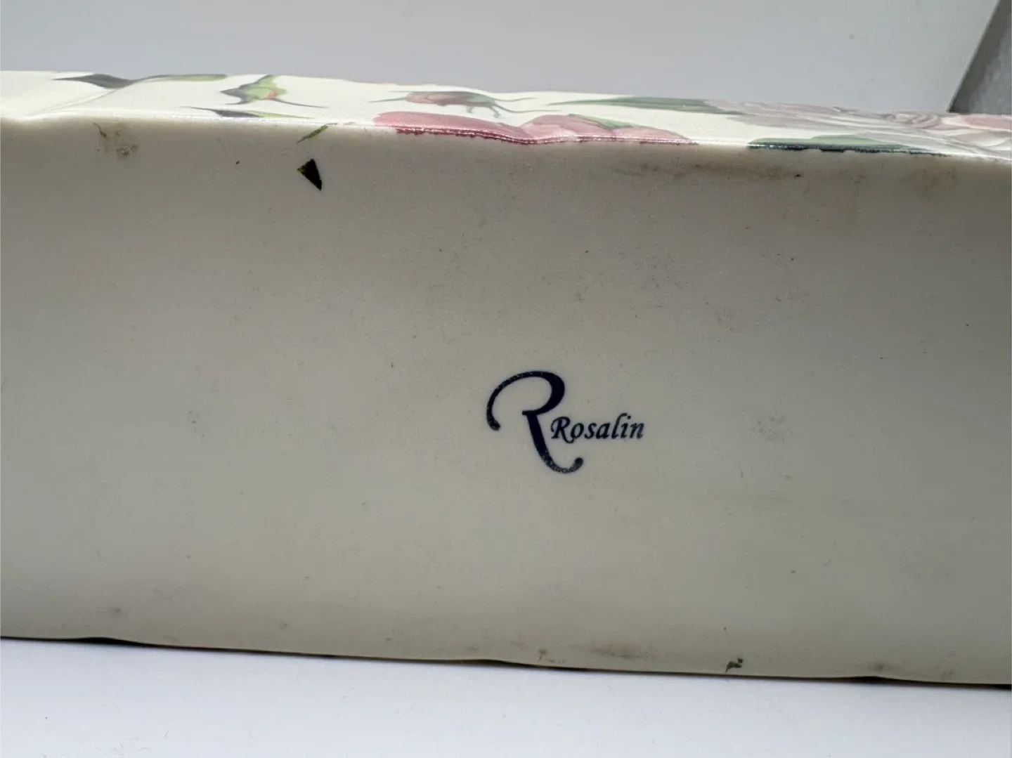 Vintage Rosalin Floral Trinket Box image indicator(2)