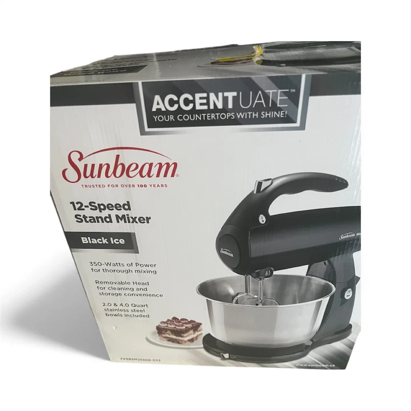 Sunbeam 12-Speed Stand Mixer - Black Ice