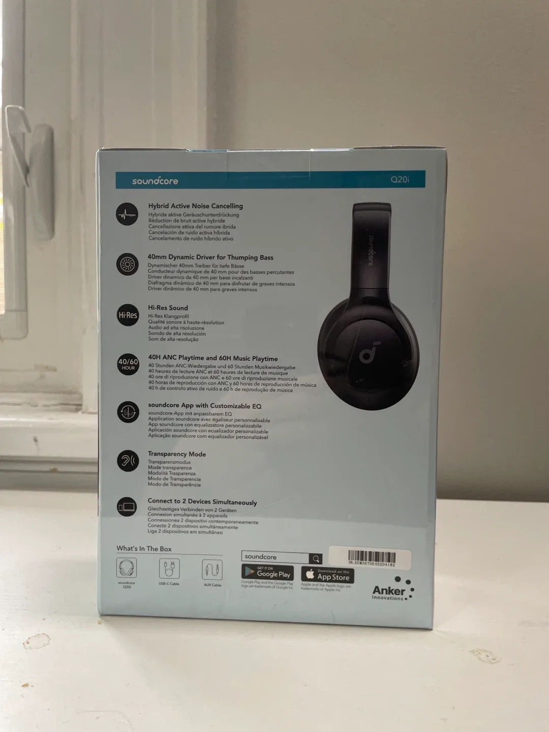 New Soundcore Q20i Wireless Noise Cancelling Headphones image indicator(2)