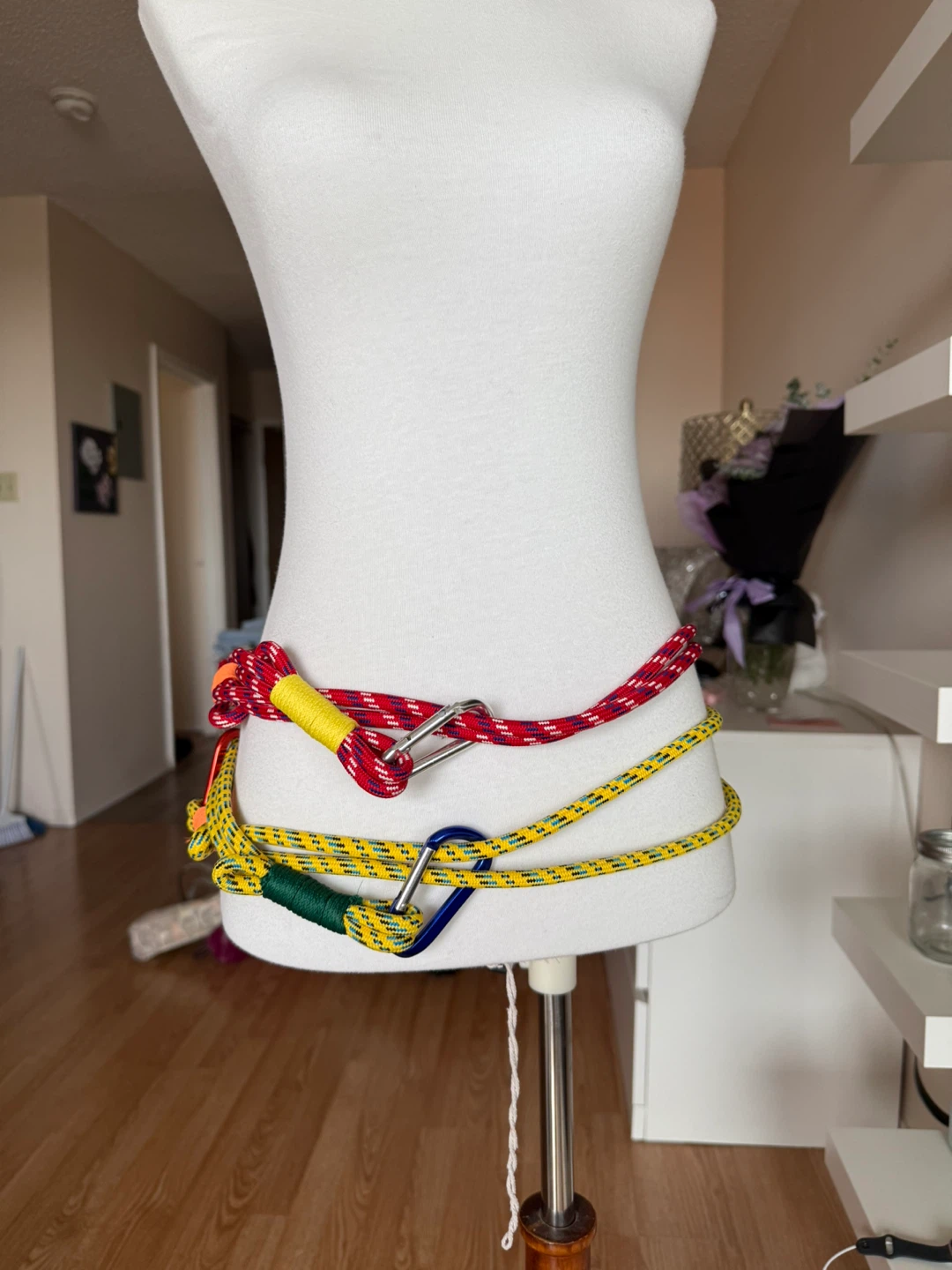 Rope Belts - Red & Yellow