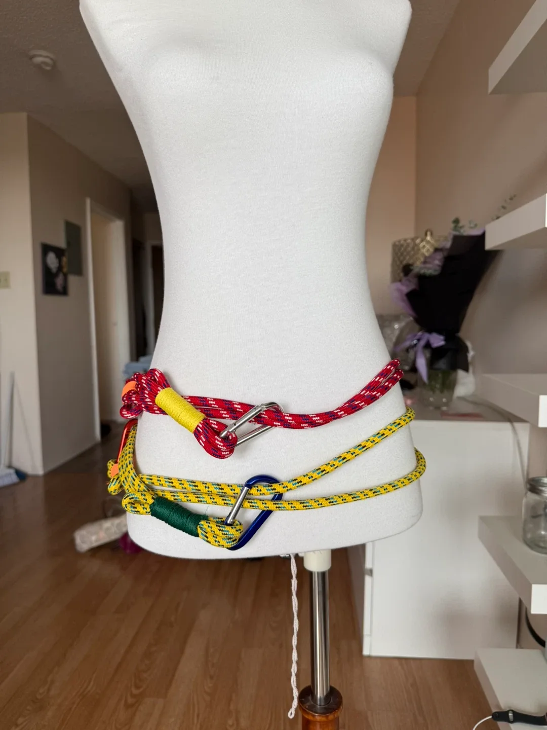 Rope Belts - Red & Yellow