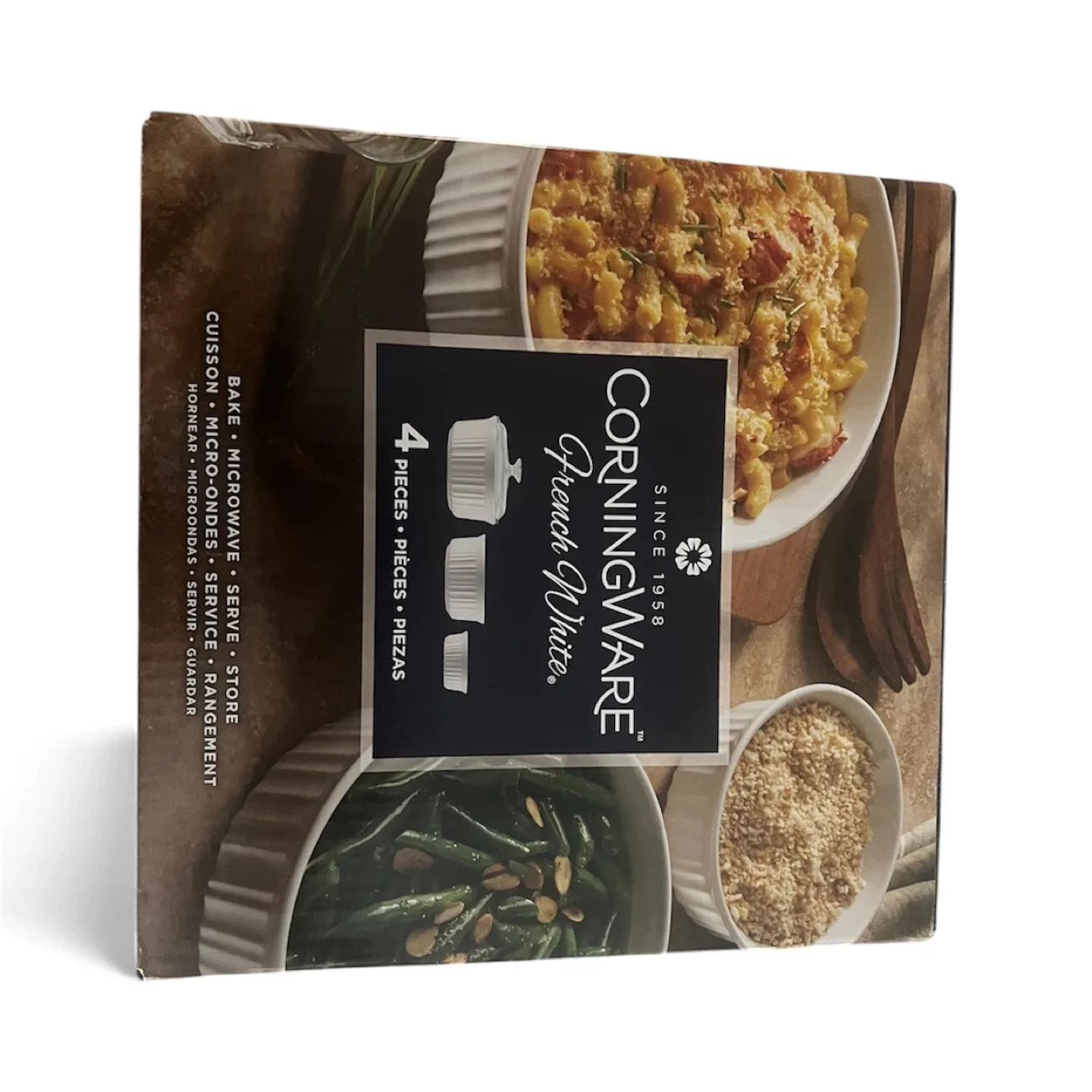 CorningWare French White 4-Piece Set