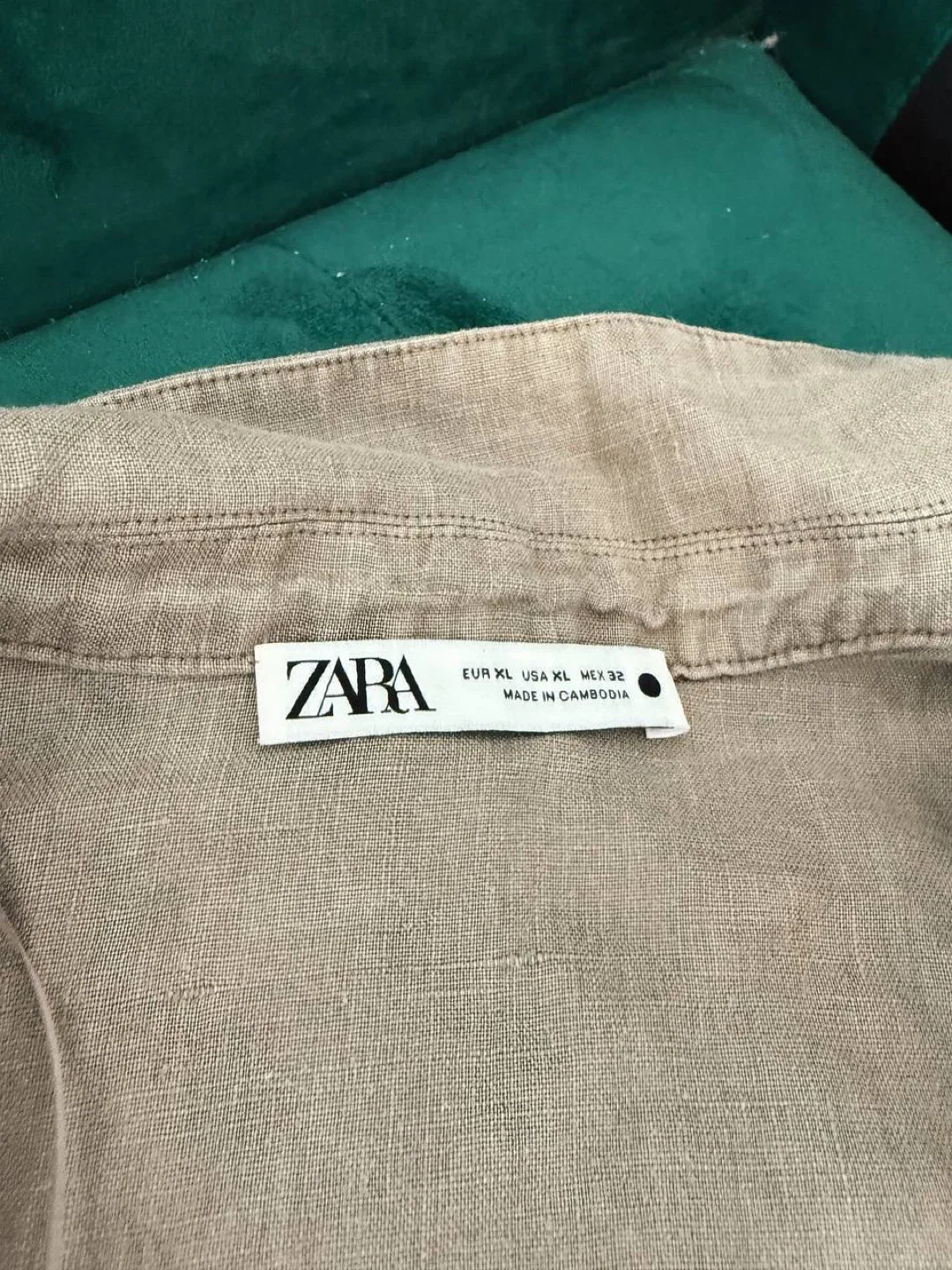 ZARA Linen Shirt - Size XL image indicator(9)