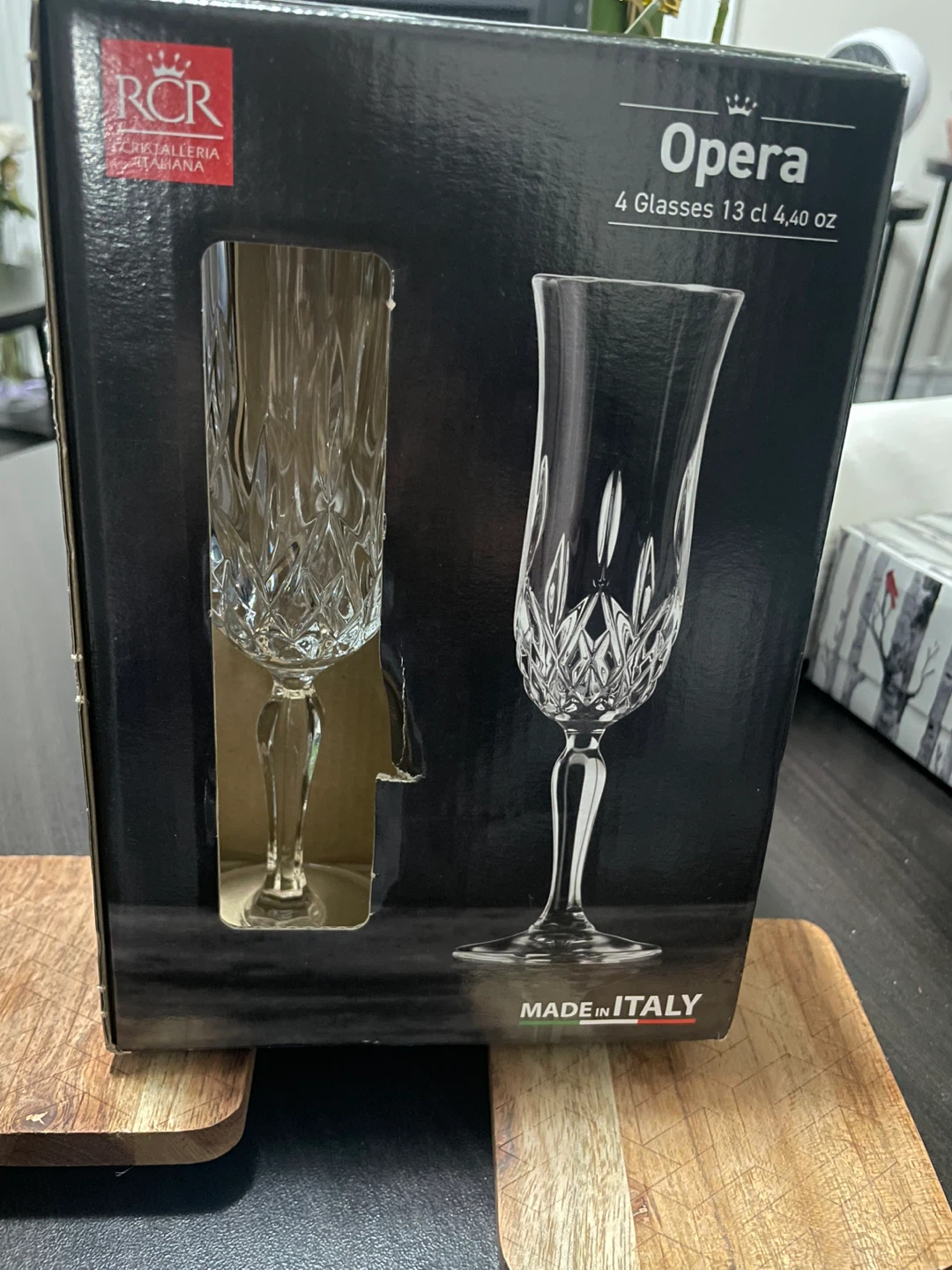 RCR Cristalleria Italiana Opera Champagne Flutes - Set of 4 - photo 2