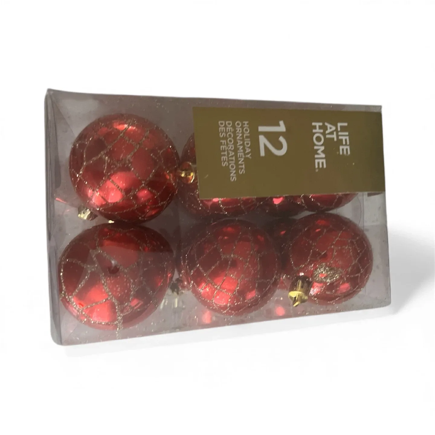 Life At Home - 12 Holiday Ornaments (New)