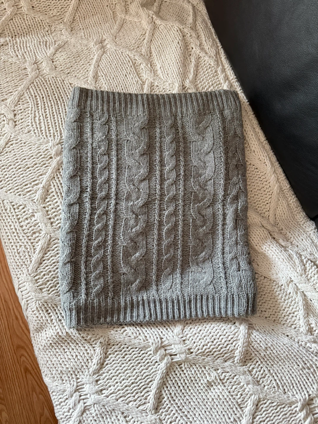 Heritage Gray Knit Snood - photo 2