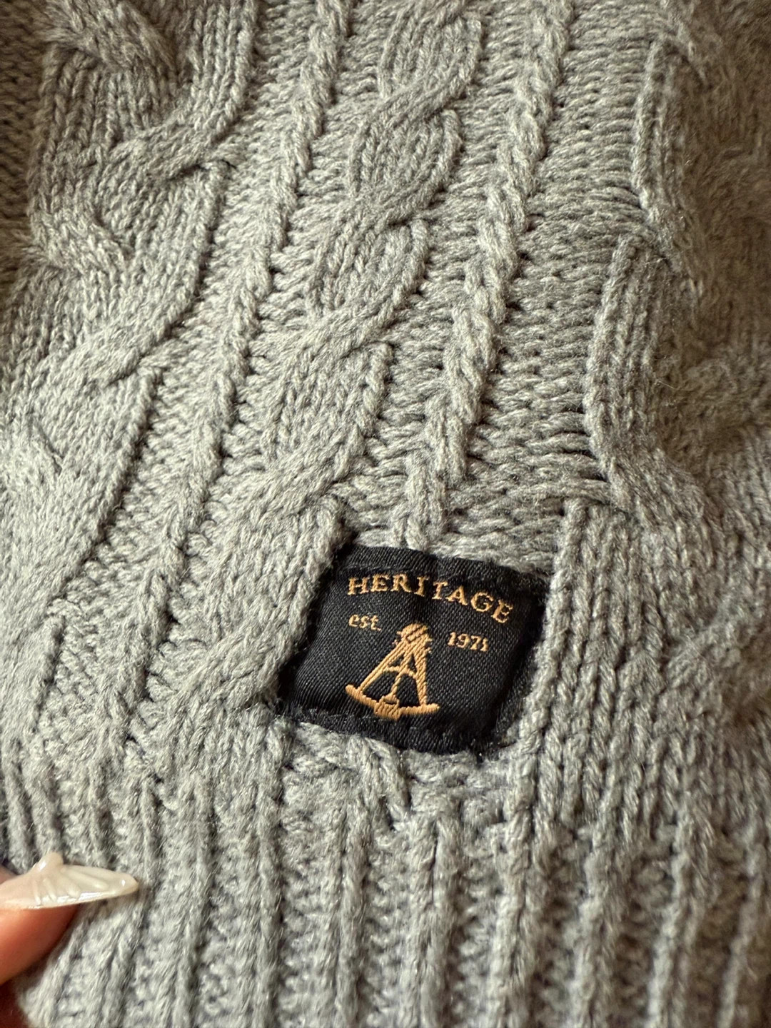 Heritage Gray Knit Snood - photo 4