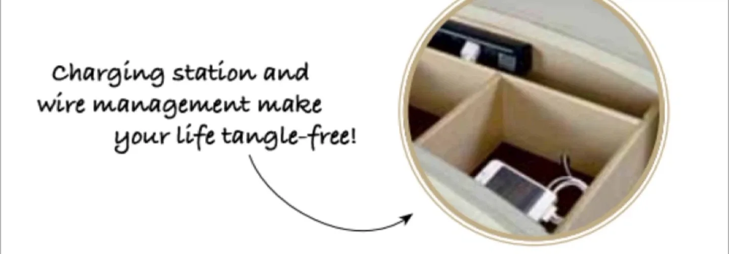 3 Drawer Nightstand with Charging Station image indicator(6)