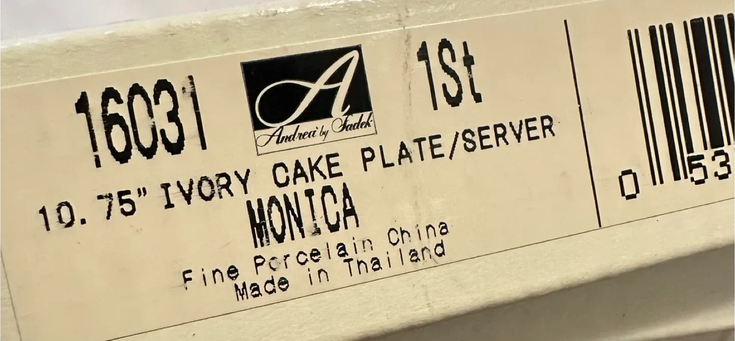 Andrea by Sadek Monica Cake Plate & Server Set image indicator(4)