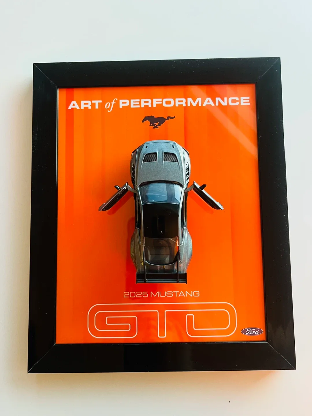 Ford 2025 Mustang GT Diecast Model Car Frame