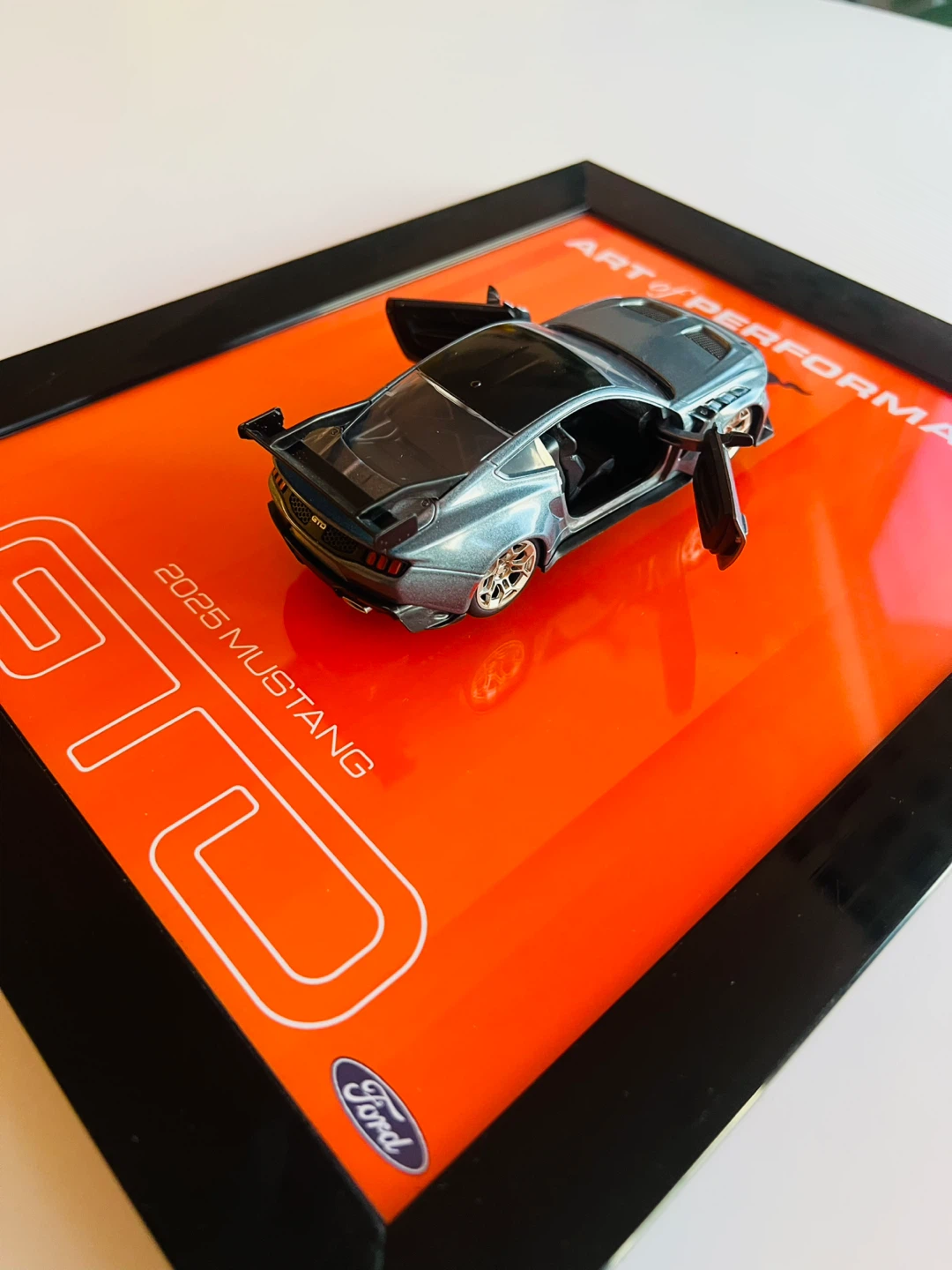 Ford 2025 Mustang GT Diecast Model Car Frame - photo 2