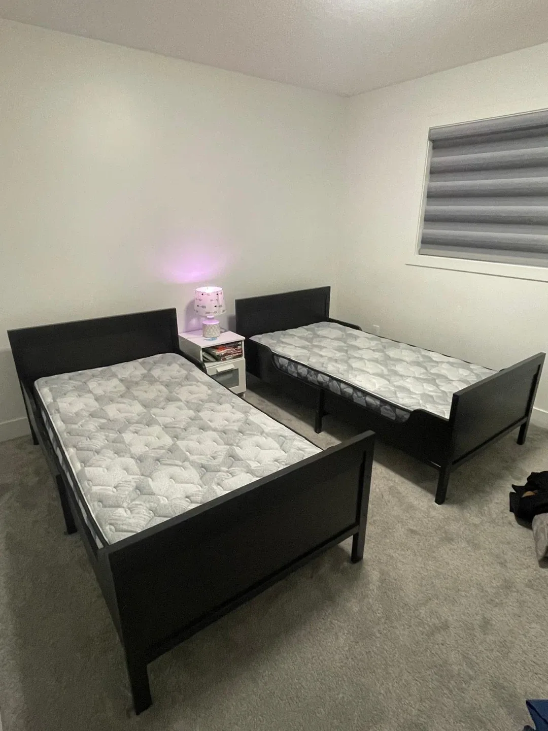 Twin Size Bed Frame with Mattress