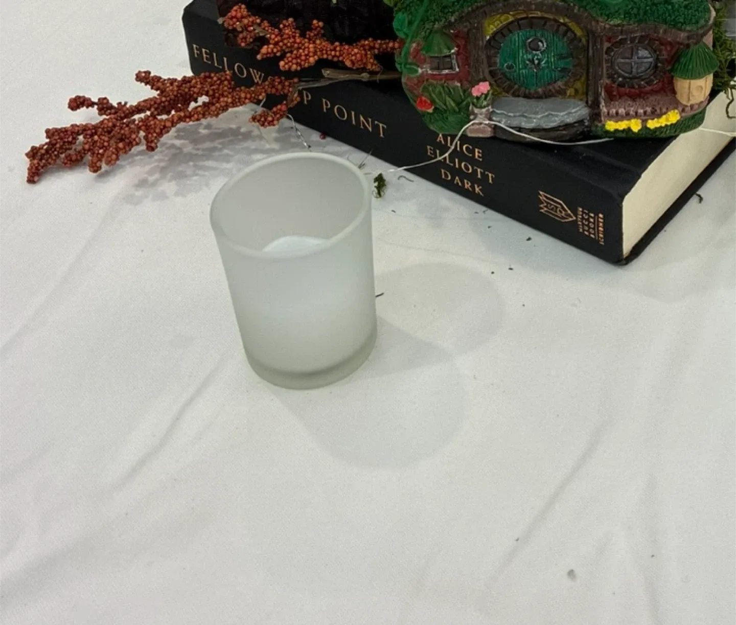 70 Glass votives with electric warm tea lights image indicator(4)