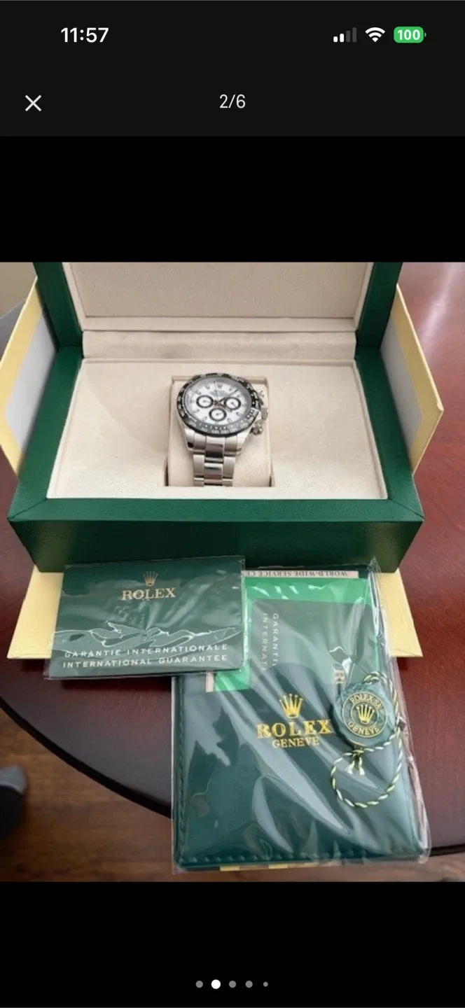 Clean Factory Daytona Panda 116500LN White Dial image indicator(4)