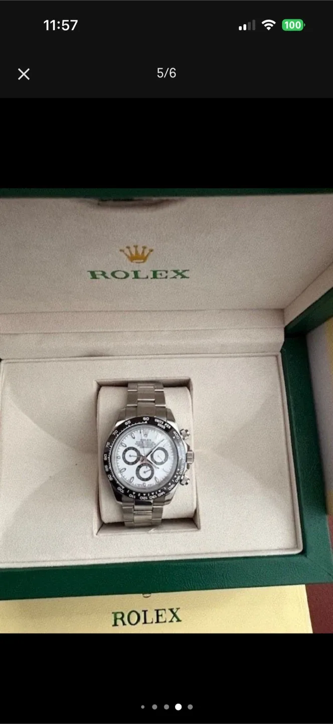 Clean Factory Daytona Panda 116500LN White Dial image indicator(5)