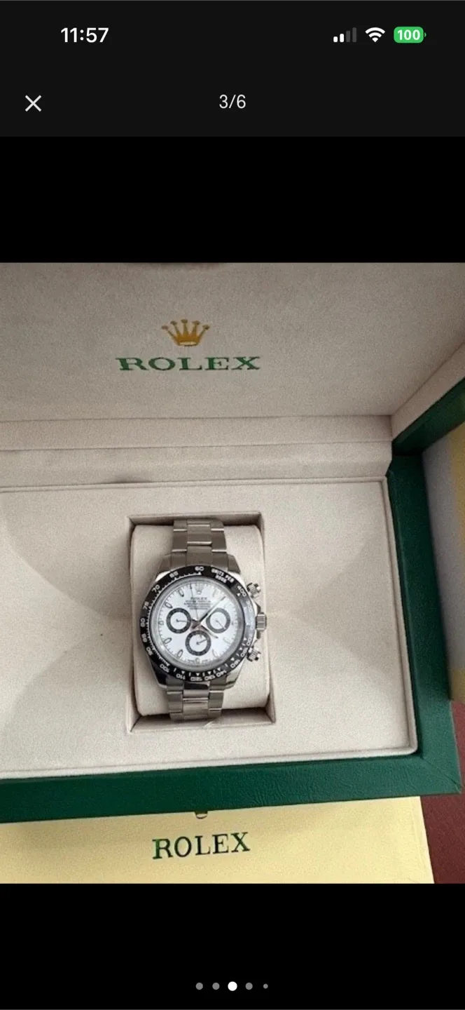 Clean Factory Daytona Panda 116500LN White Dial image indicator(3)