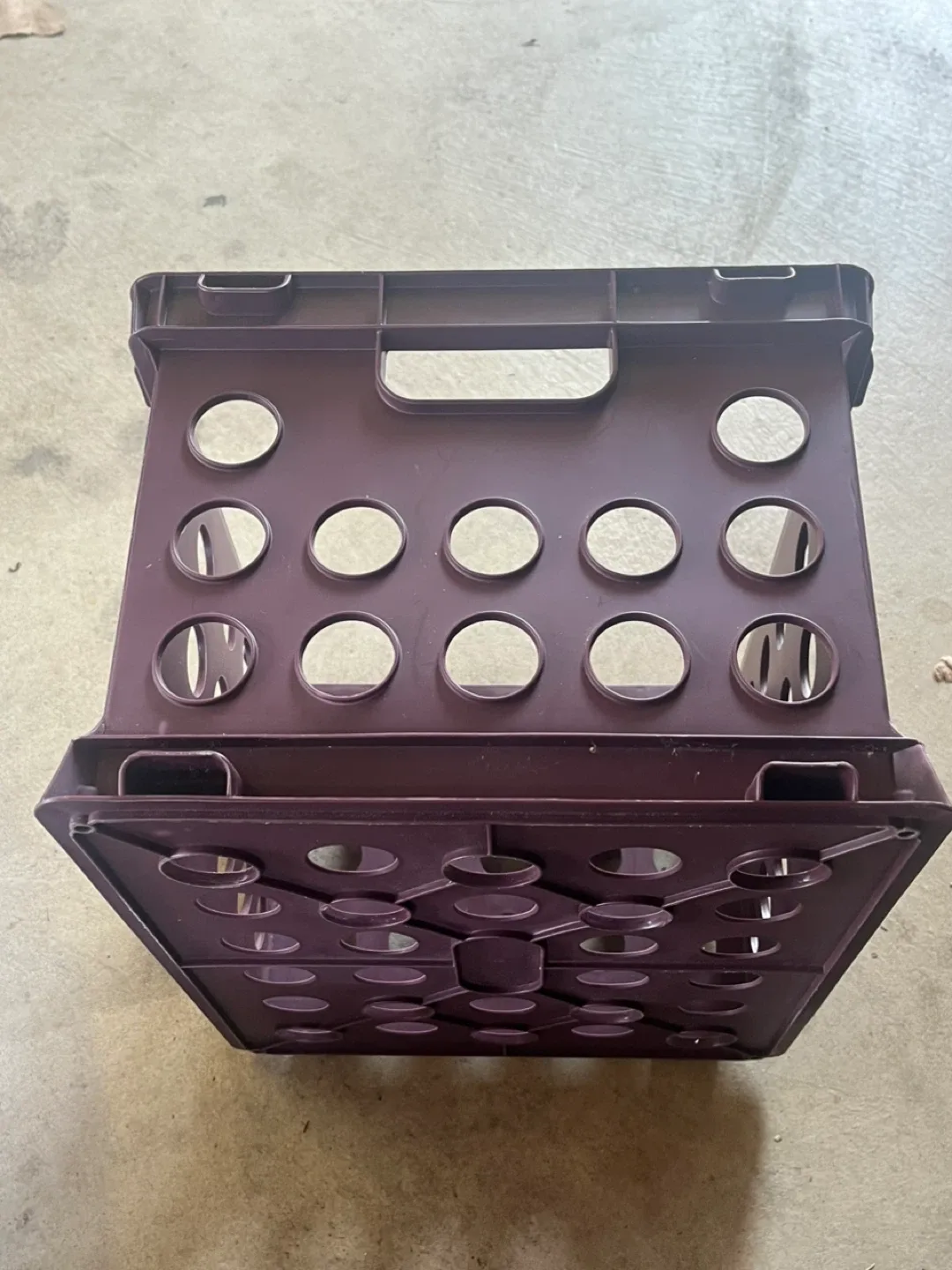 Sterilite “Metro Burgundy” Storage Crate, Letter or Legal image indicator(4)