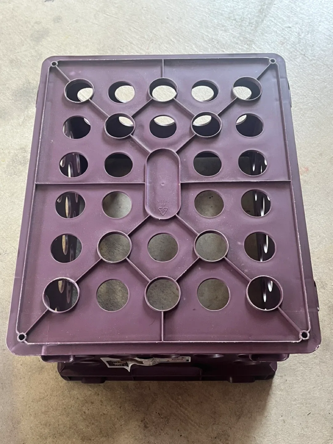 Sterilite “Metro Burgundy” Storage Crate, Letter or Legal image indicator(6)