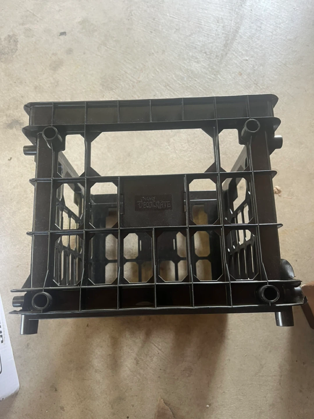 Oxford DecoCrate - Black Storage Crate - photo 2