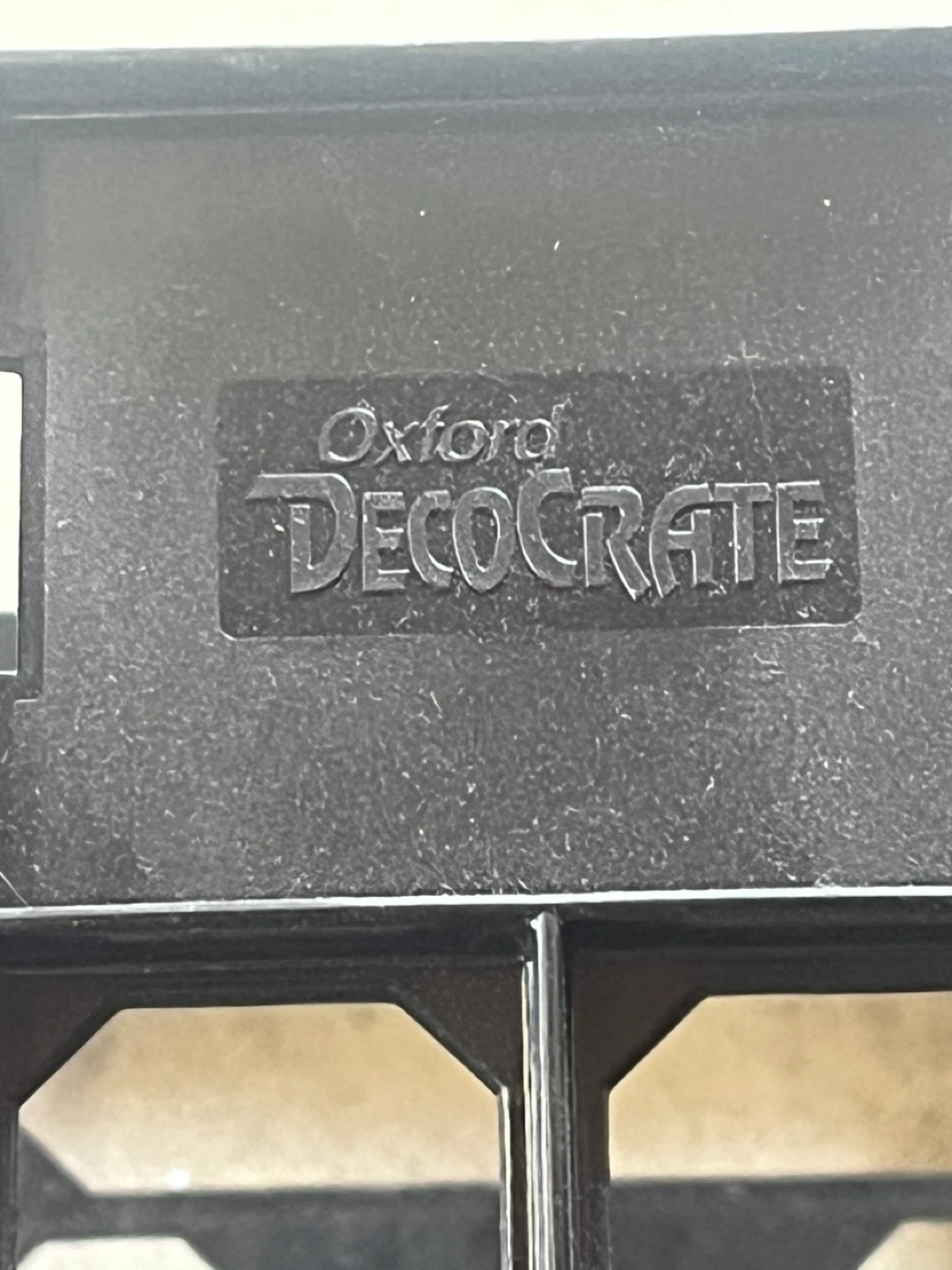 Oxford DecoCrate - Black Storage Crate - photo 3