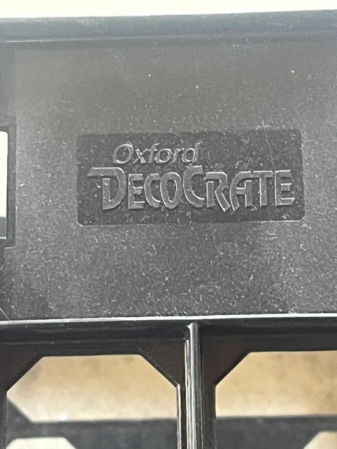 Oxford DecoCrate - Black Storage Crate image indicator(3)