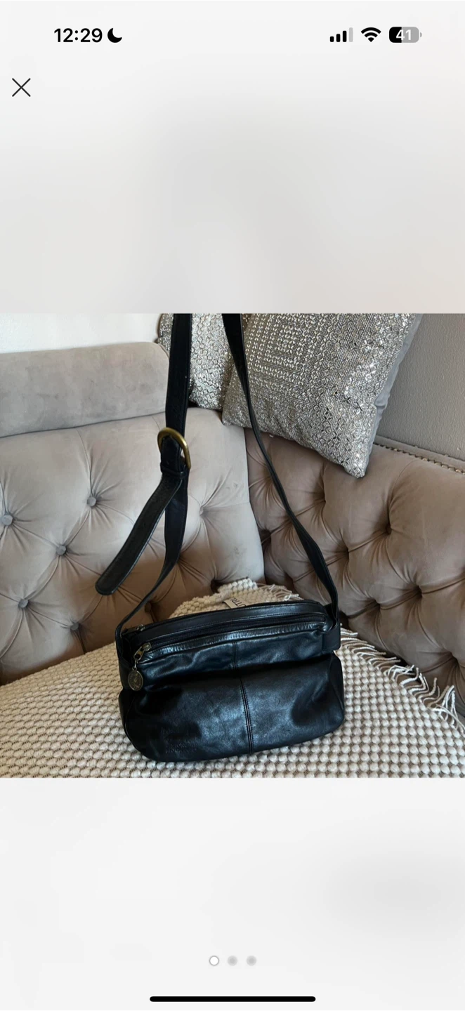 Hobo Black Leather Crossbody Bag - photo 3
