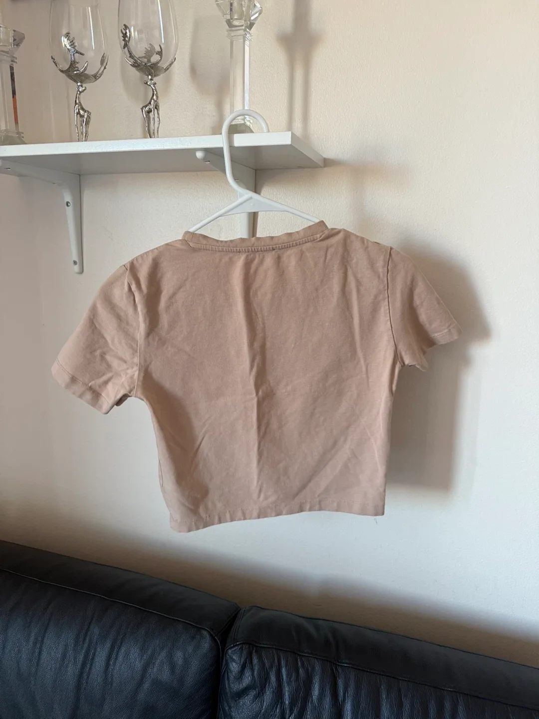 Zara Beige Crop Top image indicator(2)