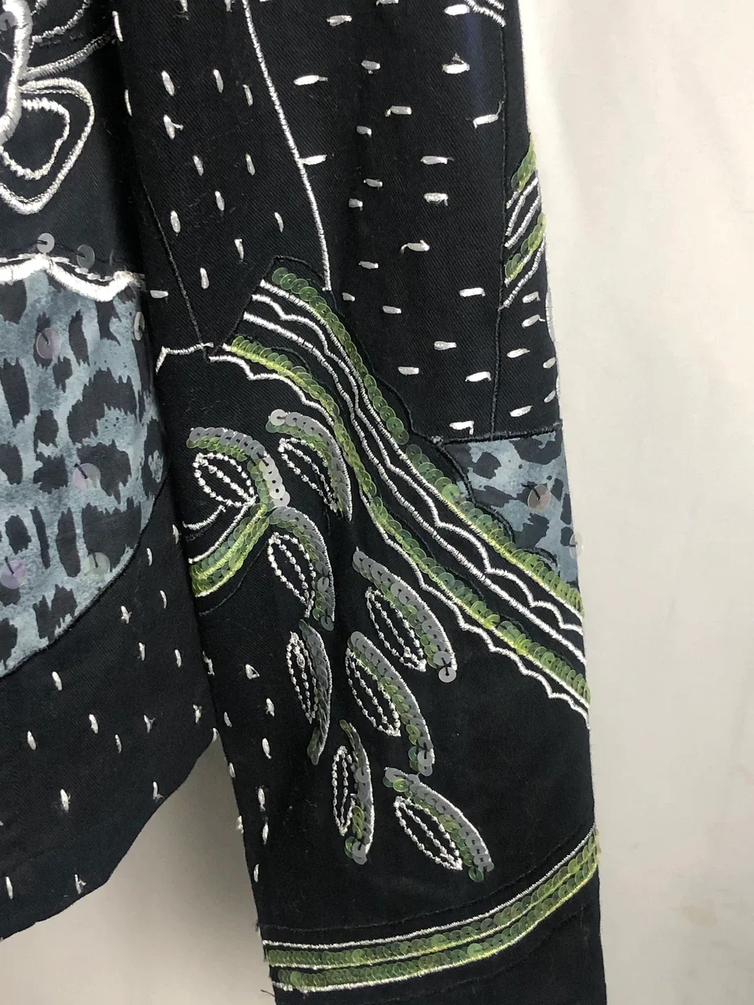 Women’s Embellished Black Jacket. Size 10. image indicator(3)