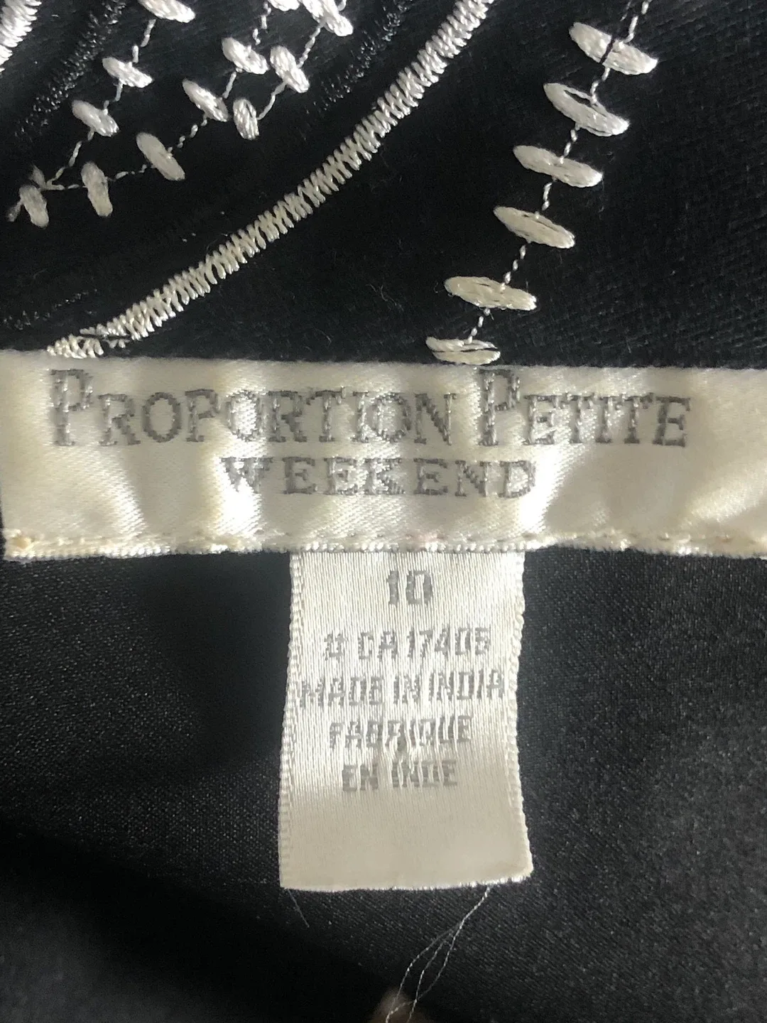 Women’s Embellished Black Jacket. Size 10. image indicator(8)