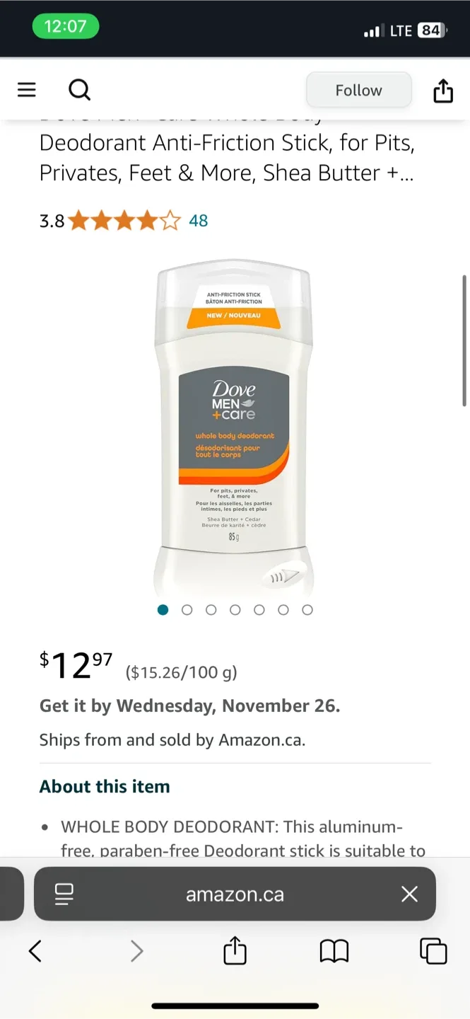 Dove Men+Care Whole Body Deodorant Set image indicator(5)