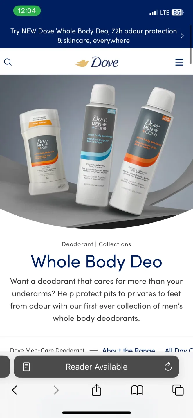 Dove Men+Care Whole Body Deodorant Set image indicator(2)