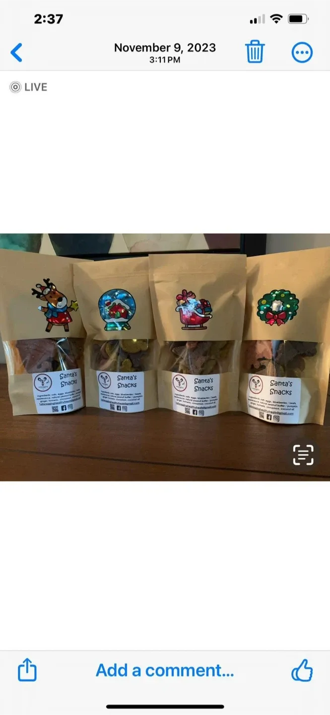 Santa’s Snacks by Tailwagging Healthy Treats image indicator(3)