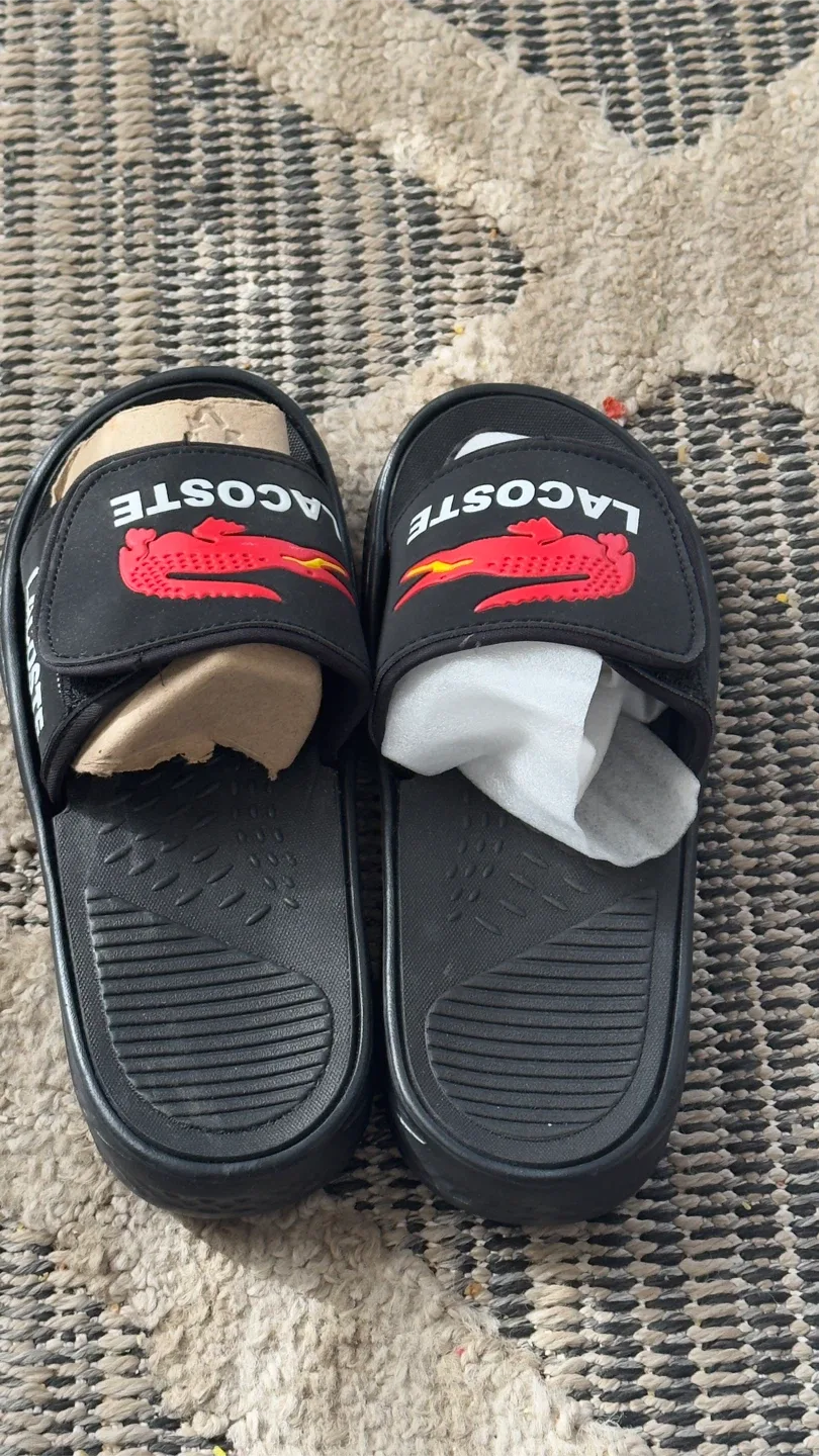 Lacoste Black Slides - Size 7 image indicator(2)