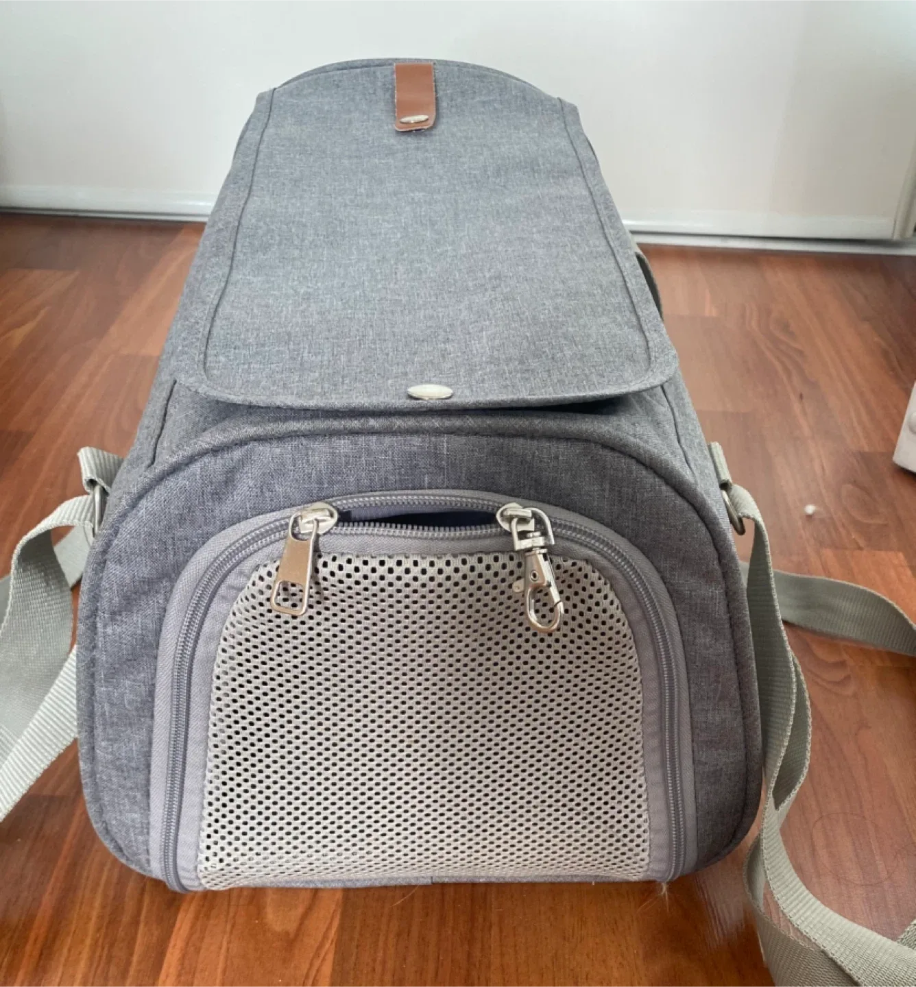 Grey Pet Carrier - Like New!